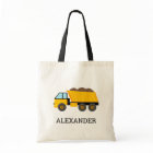 Yellow Dump Truck Kids Personalized Construction