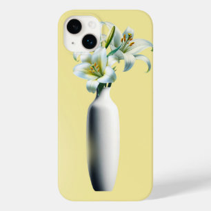 Yellow Easter Lilies Floral Vase Case-Mate iPhone 14 Plus Case