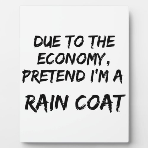Yellow Economy Pretend Im A Rain Coat Easy Hallowe Plaque