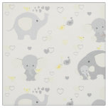 Yellow Elephant Baby Nursery Fabric