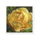 Yellow English Rose Napkins