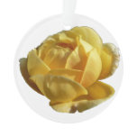 Yellow English Rose Ornament