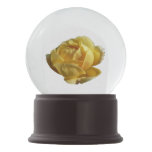 Yellow English Rose Snow Globe