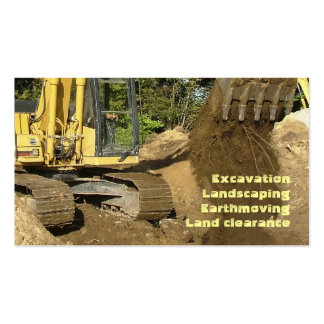 Excavation Business Cards & Templates | Zazzle