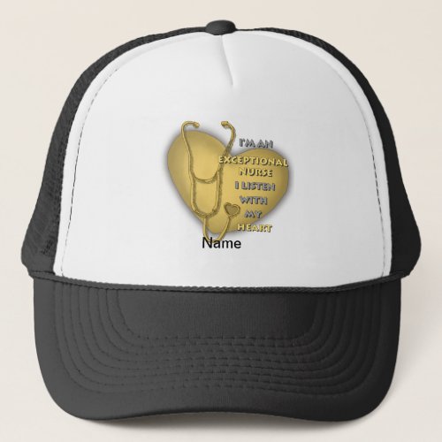 Yellow Exceptional Nurse hat