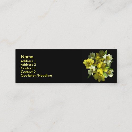 Yellow Explosion Profile Cards Business Card Template