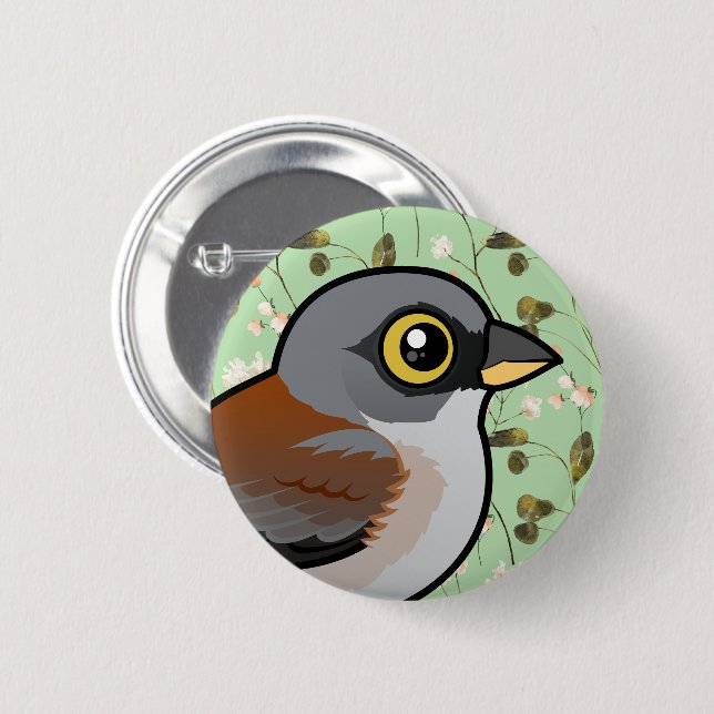 Yellow-eyed Junco Button (Front & Back)