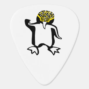 Yellow-eyed Penguin- Endangered animal - Guitar Pick