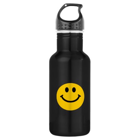 Yellow Face Stainless Steel Water Bottle