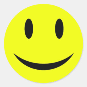 Yellow Face Sticker