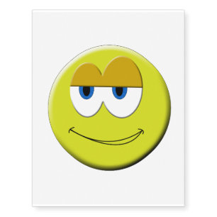 Yellow Face Tattoo