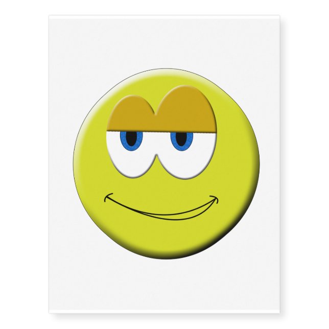Yellow Face Tattoo (Front)