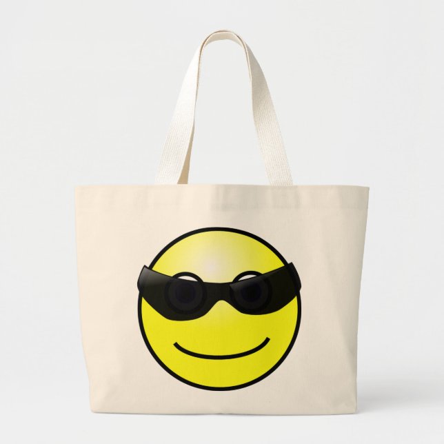 Yellow Face Tote Bag (Front)