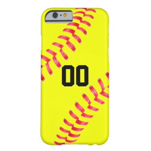 Yellow Fastpitch Softball Custom iPhone Case Cover