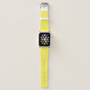 Yellow #FFF555, Golden Glow Apple Watch Band