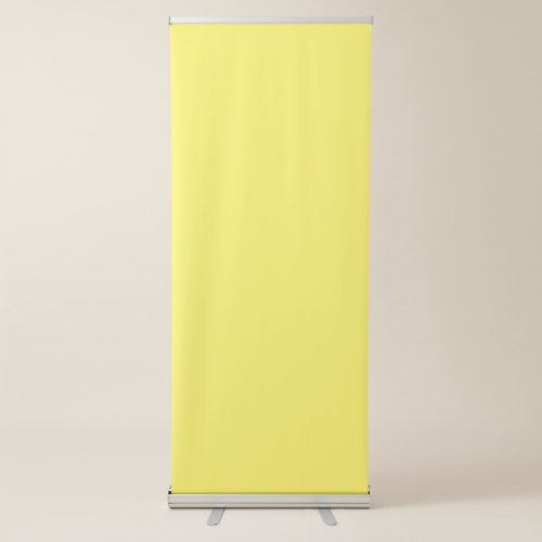 Yellow FFF555 Golden Glow Retractable Banner