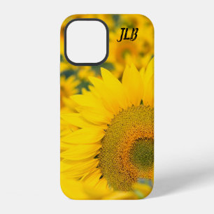 Yellow Field of Sunflowers Photograph iPhone 12 Case
