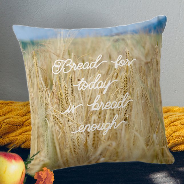 Yellow field throw pillow (Creator Uploaded)