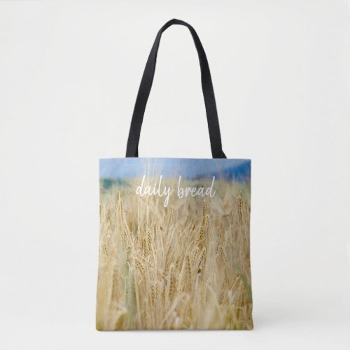 Yellow field tote bag