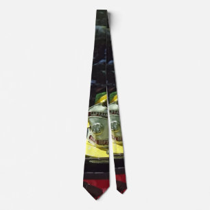Yellow Fire Captain's Helmet Neck Tie