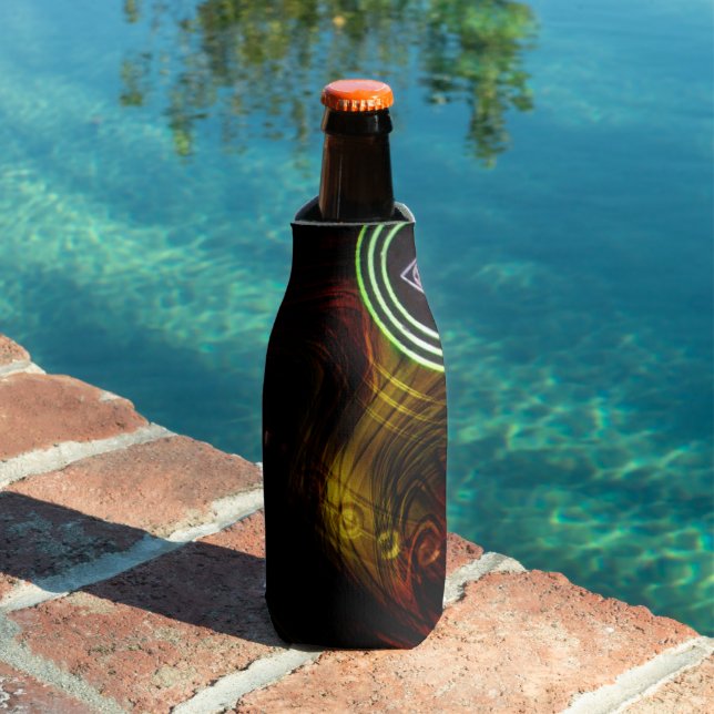 Yellow Fire Lawn Bowl, Bottle Cooler (In Situ Pool)