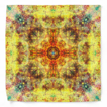 Yellow fire mandala
