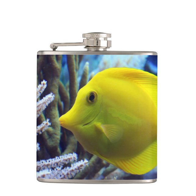 Yellow Fish Flask (Front)