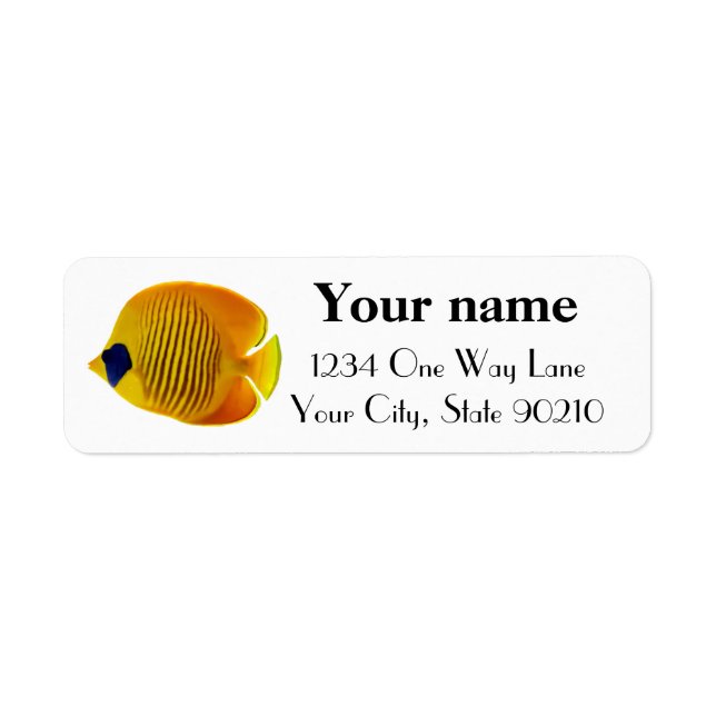 Yellow Fish Label (Front)