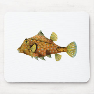 Yellow Fish Mouse Pad