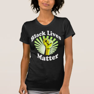 Yellow Fist Black Lives Matter BLM T-Shirt