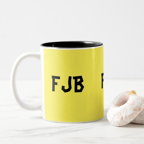 Yellow FJB coffee mug Two_Tone Coffee Mug