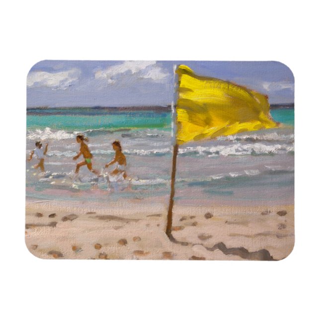 Yellow Flag Barbados 2010 Magnet (Horizontal)
