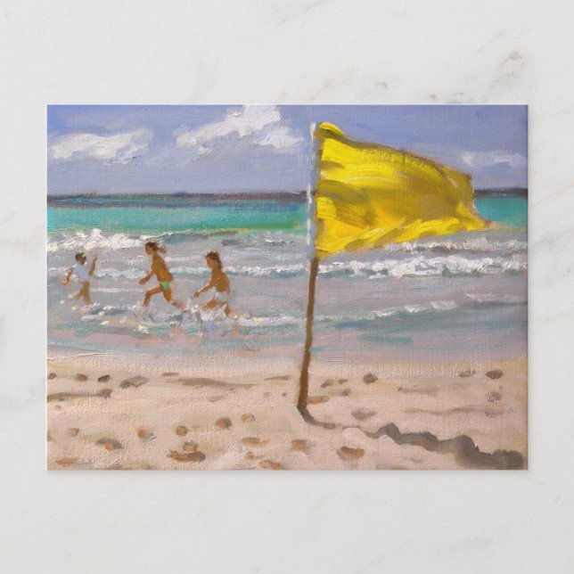 Yellow Flag Barbados 2010 Postcard (Front)