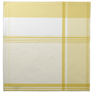 Yellow Flannel Pattern Napkin
