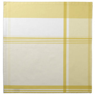 Yellow Flannel Pattern Napkin