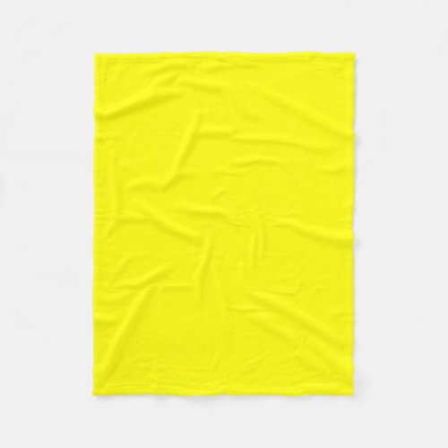 Yellow Fleece Blanket