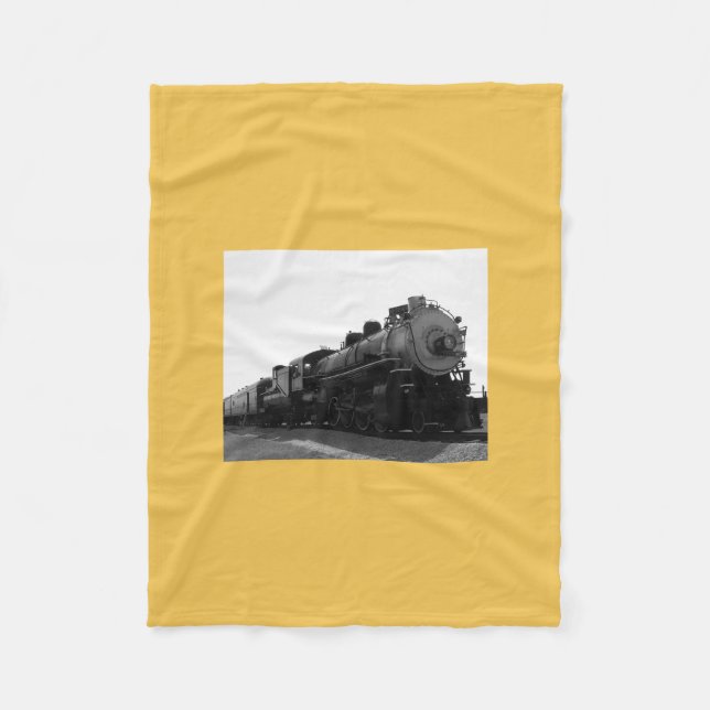 Yellow Fleece Blanket Steam Engine (Front)