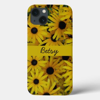 Yellow Floral Black-Eyed Susan iPhone Case