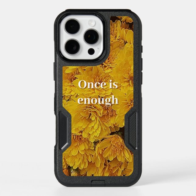  Yellow Floral Cozy Autum Fall  Otterbox iPhone Case (Back)