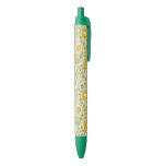 Yellow Floral Garden Pattern Pen
