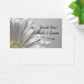 Yellow Floral Highlights Wedding Favor Tags (Desk)