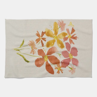 Yellow floral Kitchen Towel