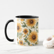 Yellow Floral Sunflower