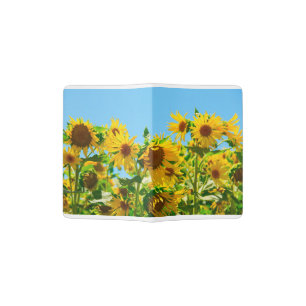 Yellow Floral Sunflowers Passport Holder