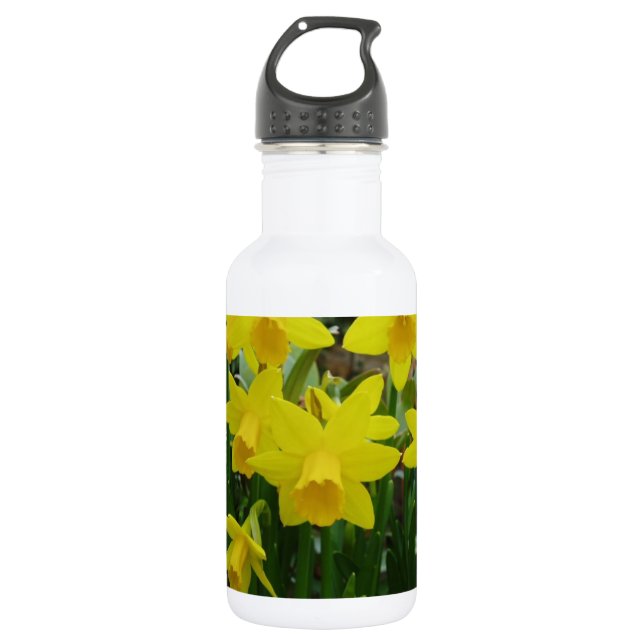 Yellow Floral Water Bottle (Front)