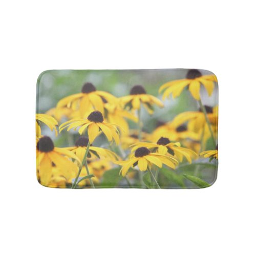 Yellow Floral Welcome_mat Bath Mat