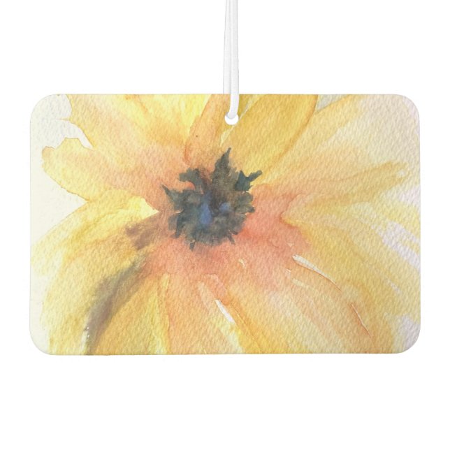 Yellow Flower Air Freshener (Front)