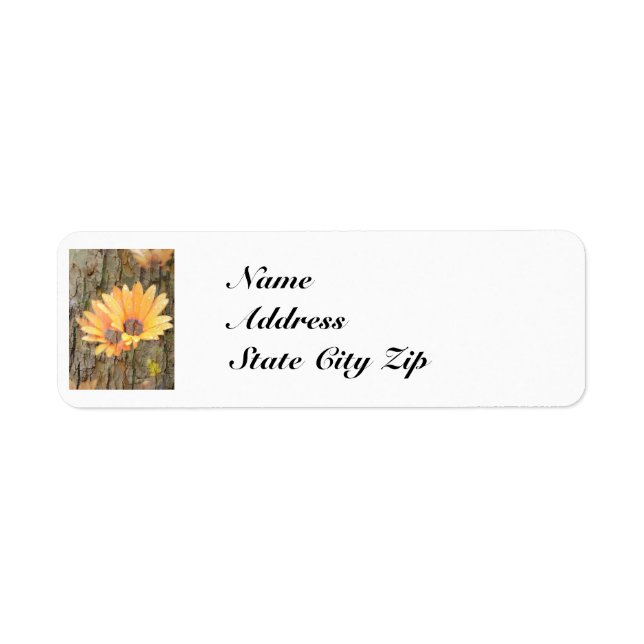 Yellow Flower Bark, NameAddressState City Zip Label (Front)