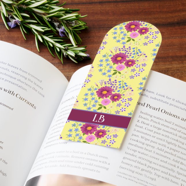 Yellow Flower Bouquet Bookmarks (Book)