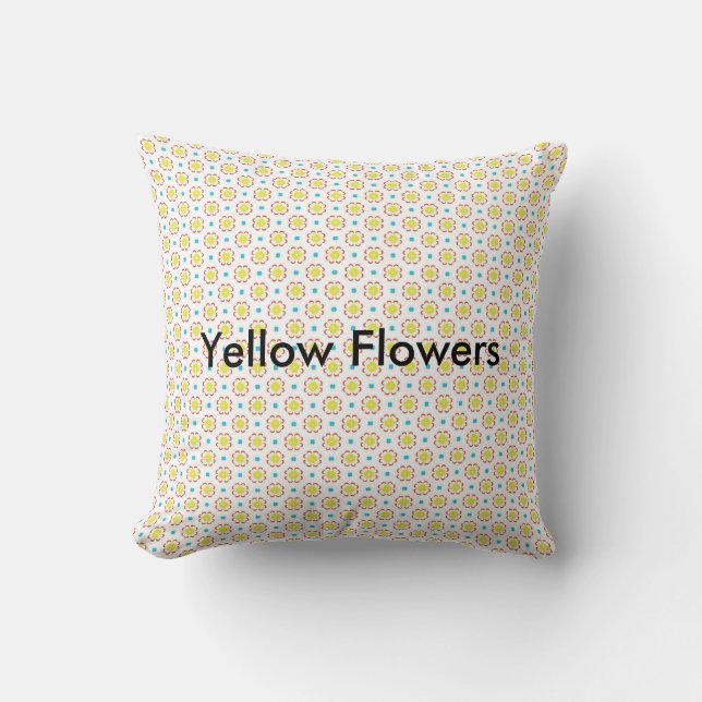 Yellow Flower cushion (Front)